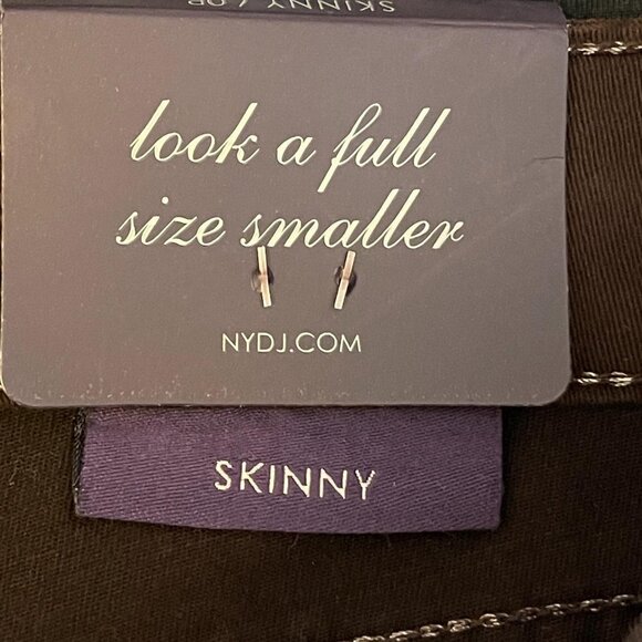 NWT NYDJ Tummy Tuck Ganache Copper Coated Skinny J - Picture 8 of 11